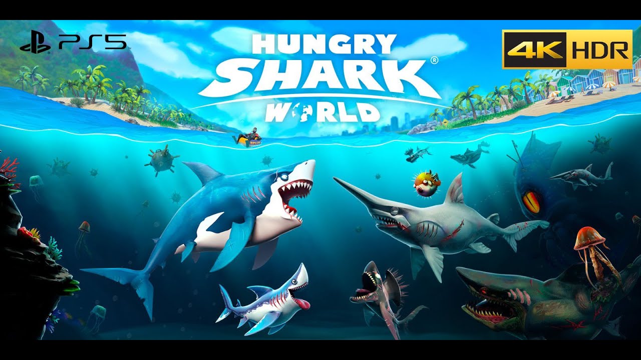 Hungry Shark World part3PS5 HDR 4K 60FPS