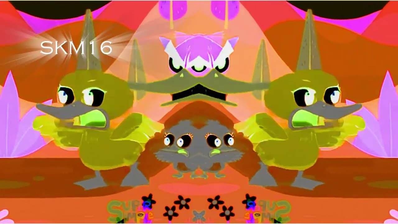 Five Little Ducks Chase Run! Super Simple Song Effects - Sponsored by Klasky Csupo 2001 Effects
