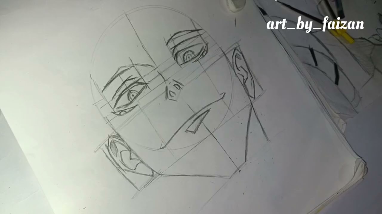 How to draw sakuna(jujutsu kaisen)super easy step by step for beginners part 1outline 