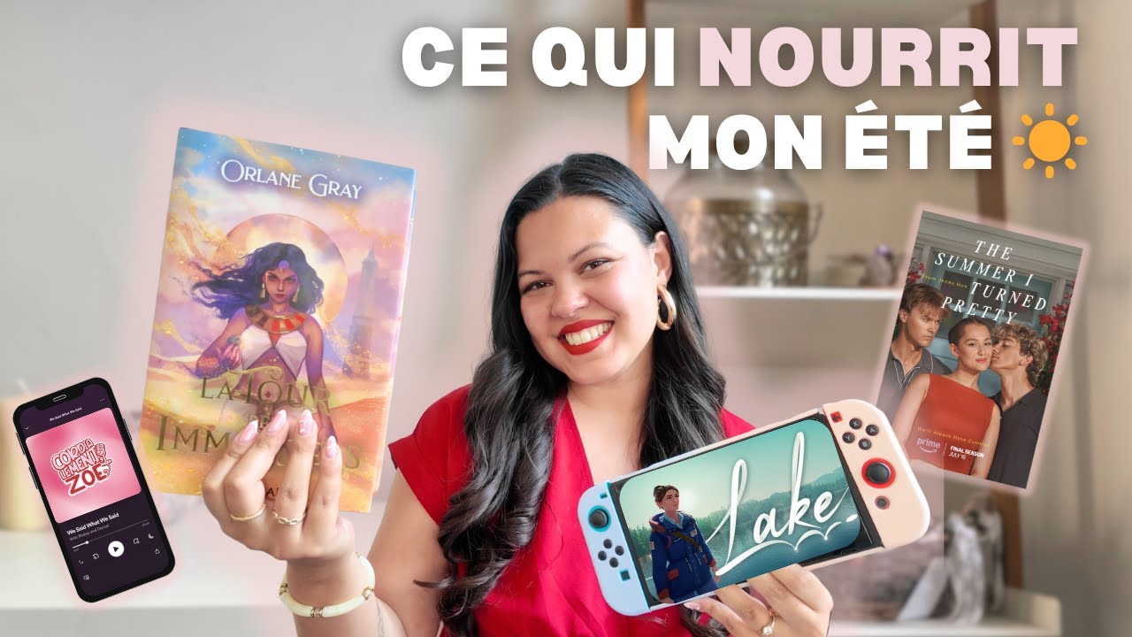 Ce que j’écoute/lis/regarde pour nourrir mon été ☀️ Séries, livres, Podcasts, Programmes ... 🫧