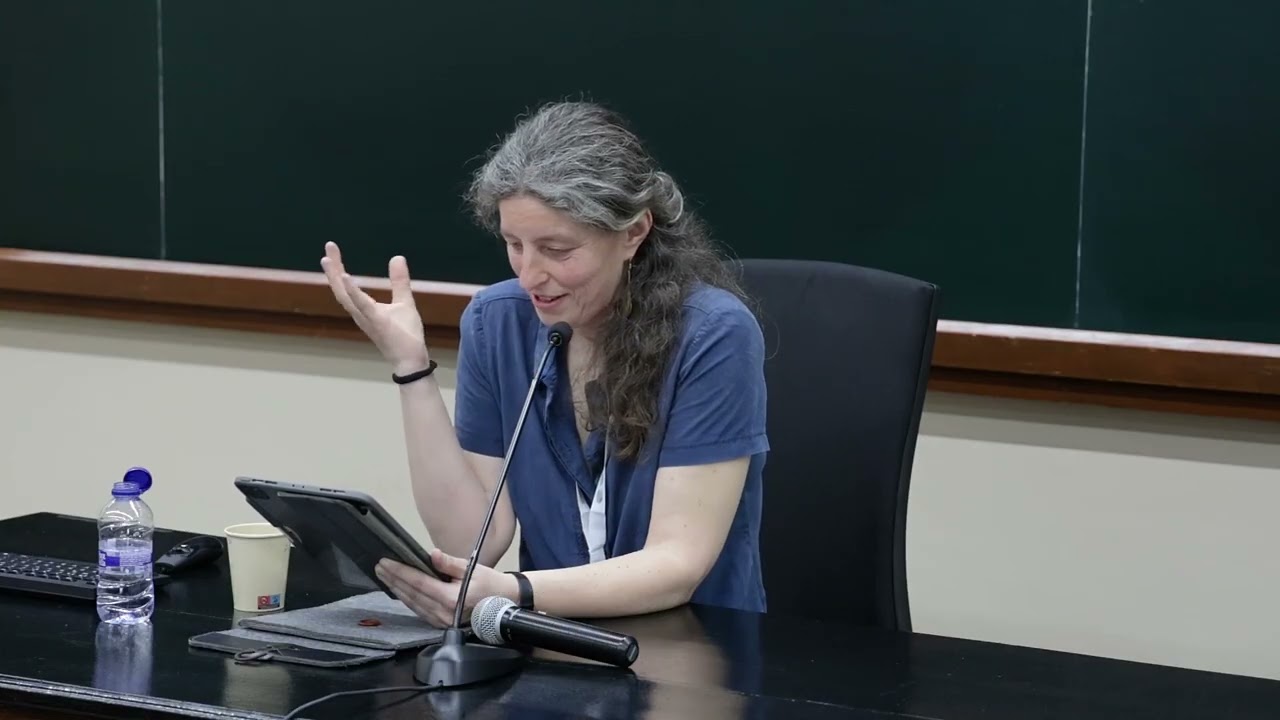 Intervención de Marije Hristova en el encuentro internacional Youth and Memory Engagement.