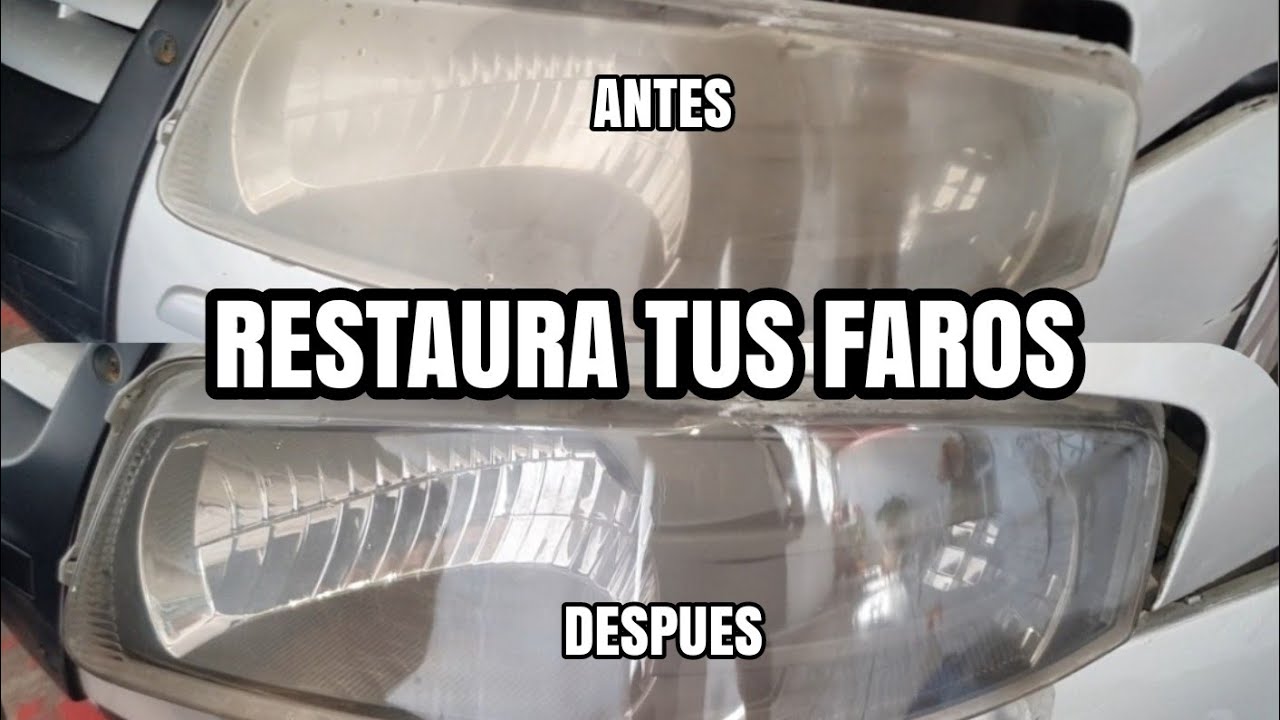 Restaura tus faros (polimero líquido)