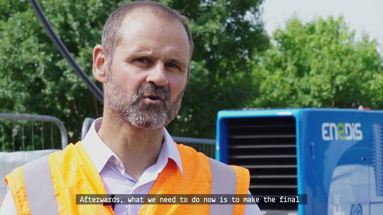 HYDROGEN POWERED - Enedis expérimente le générateur EODev pour des travaux de maintenance du réseau
