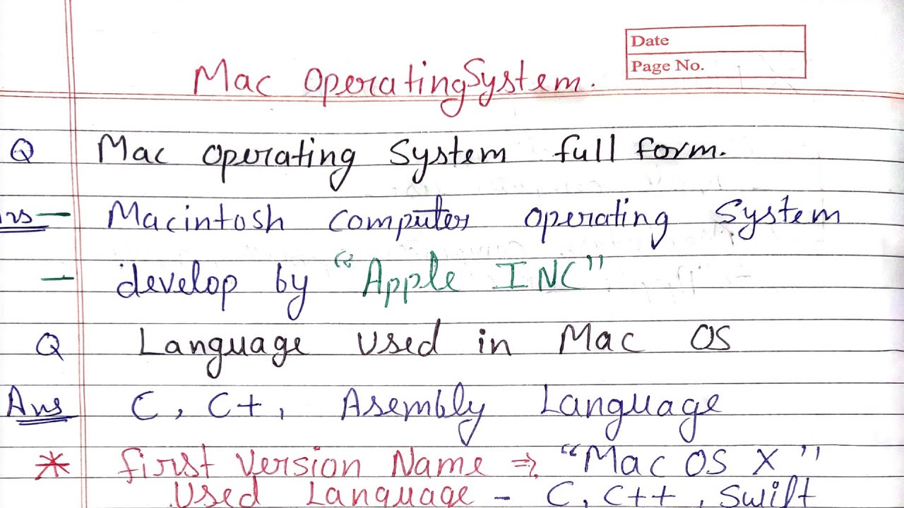 what is mac operating system |mac operating system kya hai Full explain in Hindi |Quick learn teach