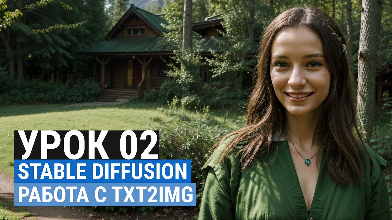 Stable Diffusion Урок 02 работа в txt2img