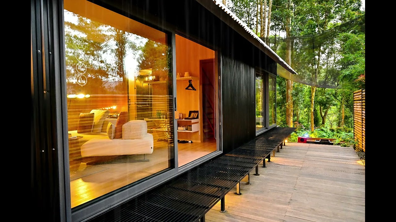 Rain sounds for Sleeping (8 hours), Cozy Cabin in the woods, white noise for sleeping