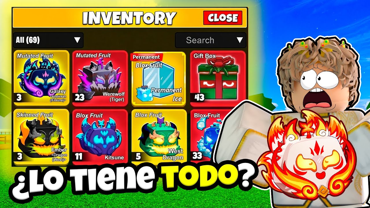 REVISE ¿la MEJOR CUENTA de TODO BLOX FRUITS?! ($250)