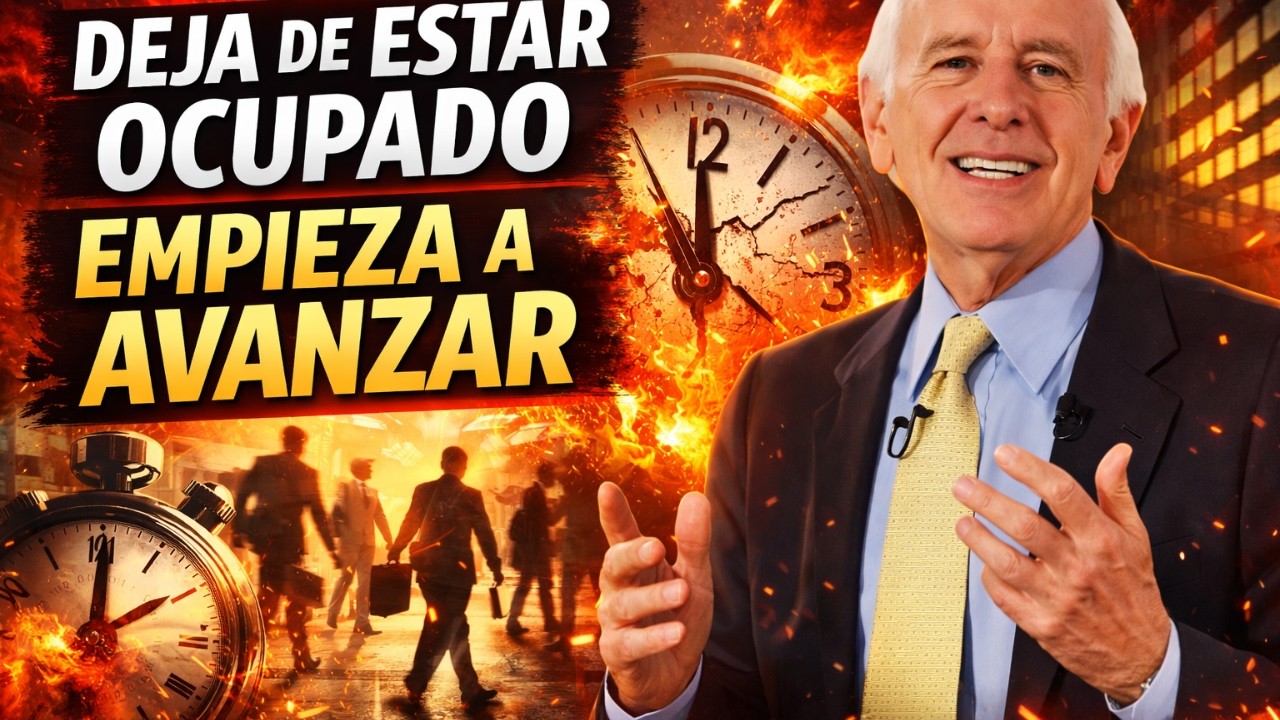 Deja de Estar Ocupado y Empieza a Avanzar en Tu Vida | Jim Rohn