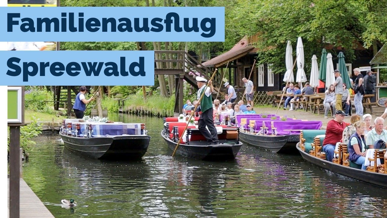 Spreewald Kahnfahrt von Lübbenau nach Lehde [Familienausflug in Brandenburg]