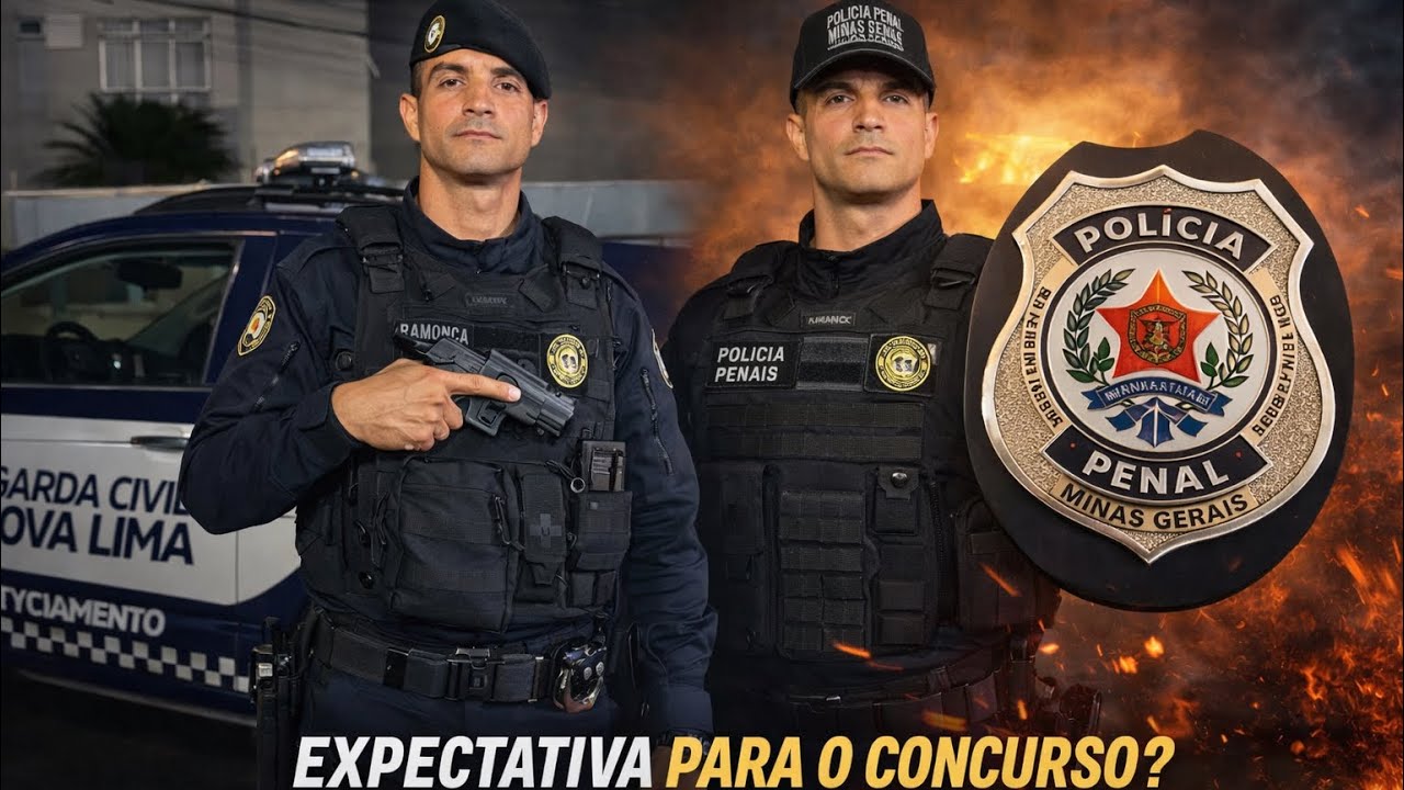GCM OU POLÍCIA PENAL MG? QUAL VOCÊ ESCOLHERIA? + REDAÇÃO DO CONCURSO!