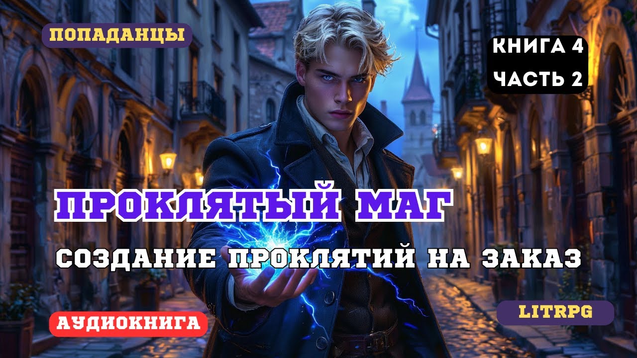 Аудиокниги попаданцы Проклятый маг, который создают несчастья (Книга 4 Часть 2)