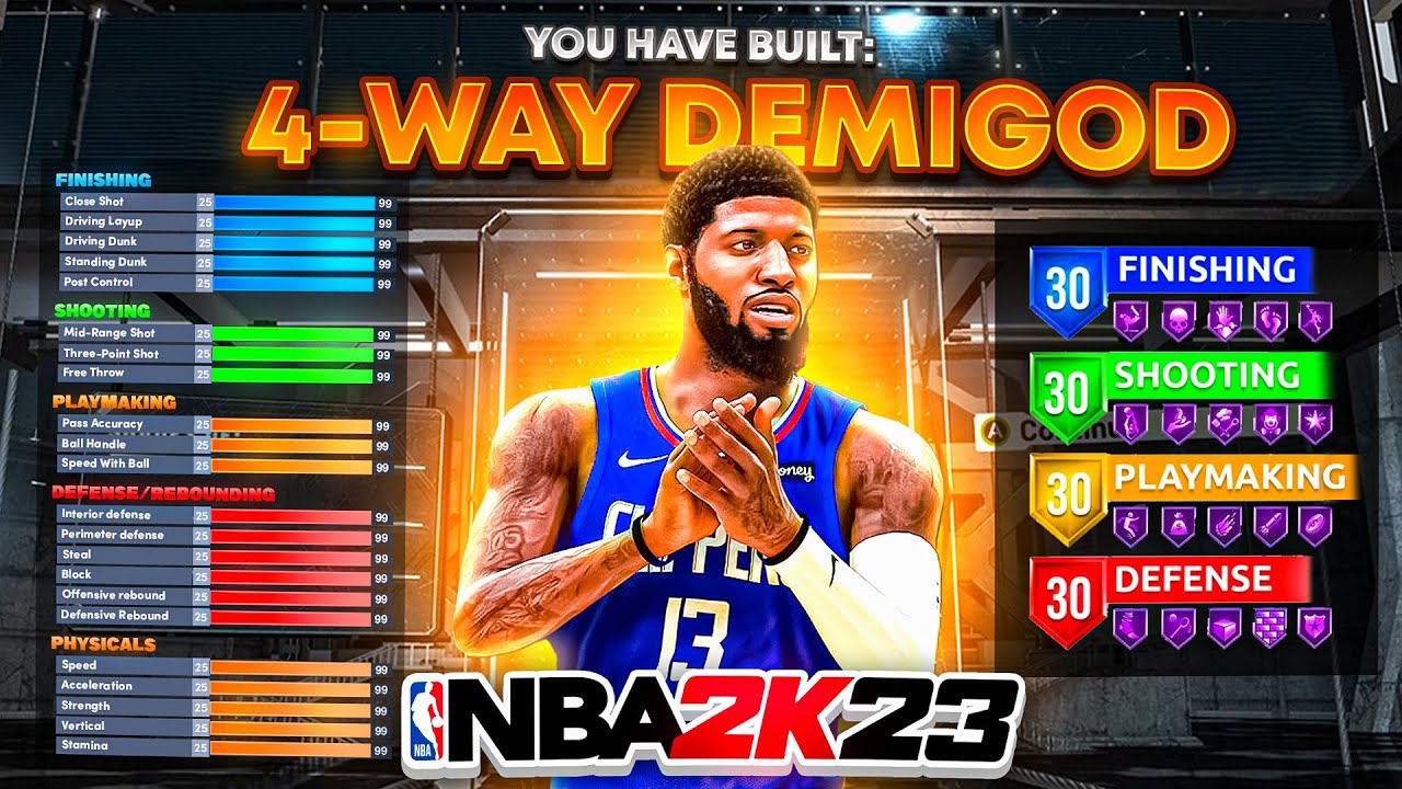 HURRY & MAKE MY *NEW* 4-WAY DEMIGOD BUILD ON NBA 2K23 BEFORE IT&rsquo;S TOO LATE🤫!!!