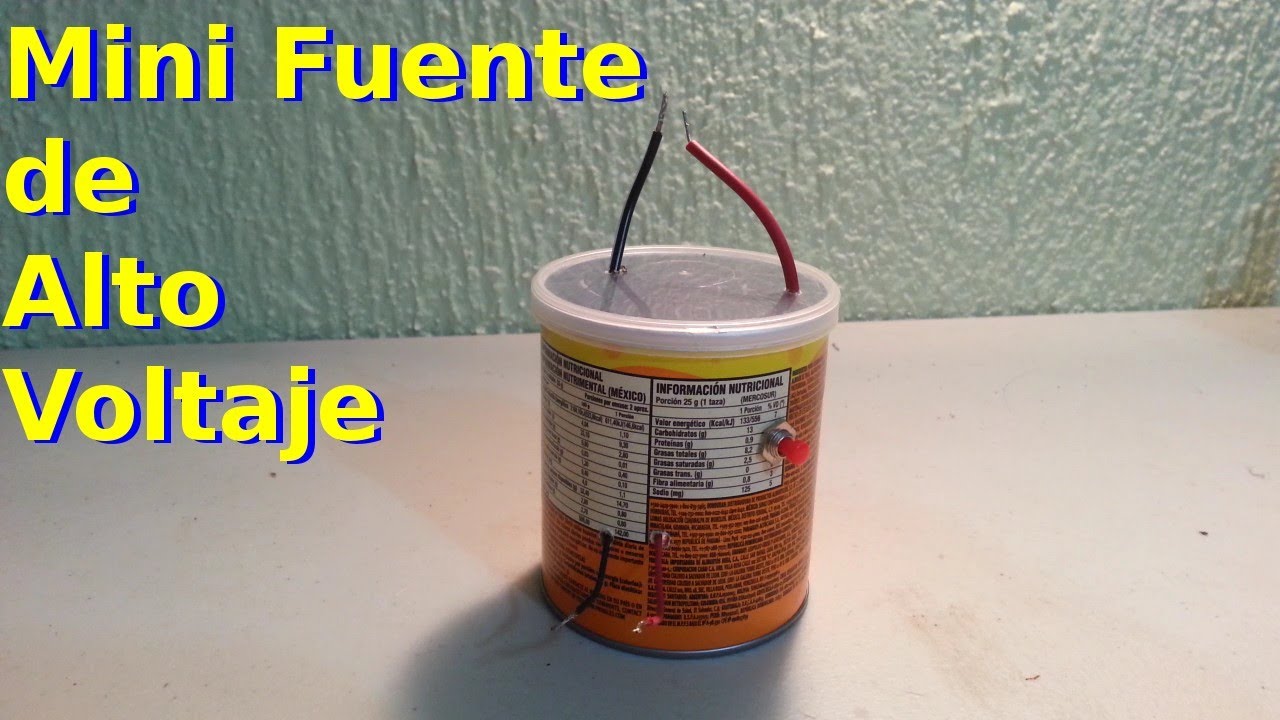 Mini Fuente de Alto Voltaje Casera