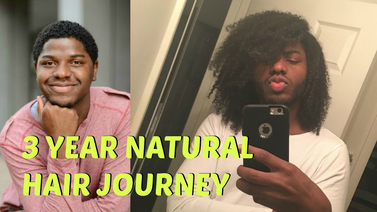 NATURAL HAIR JOURNEY 3 YEARS  | Men's Natural Hair Care