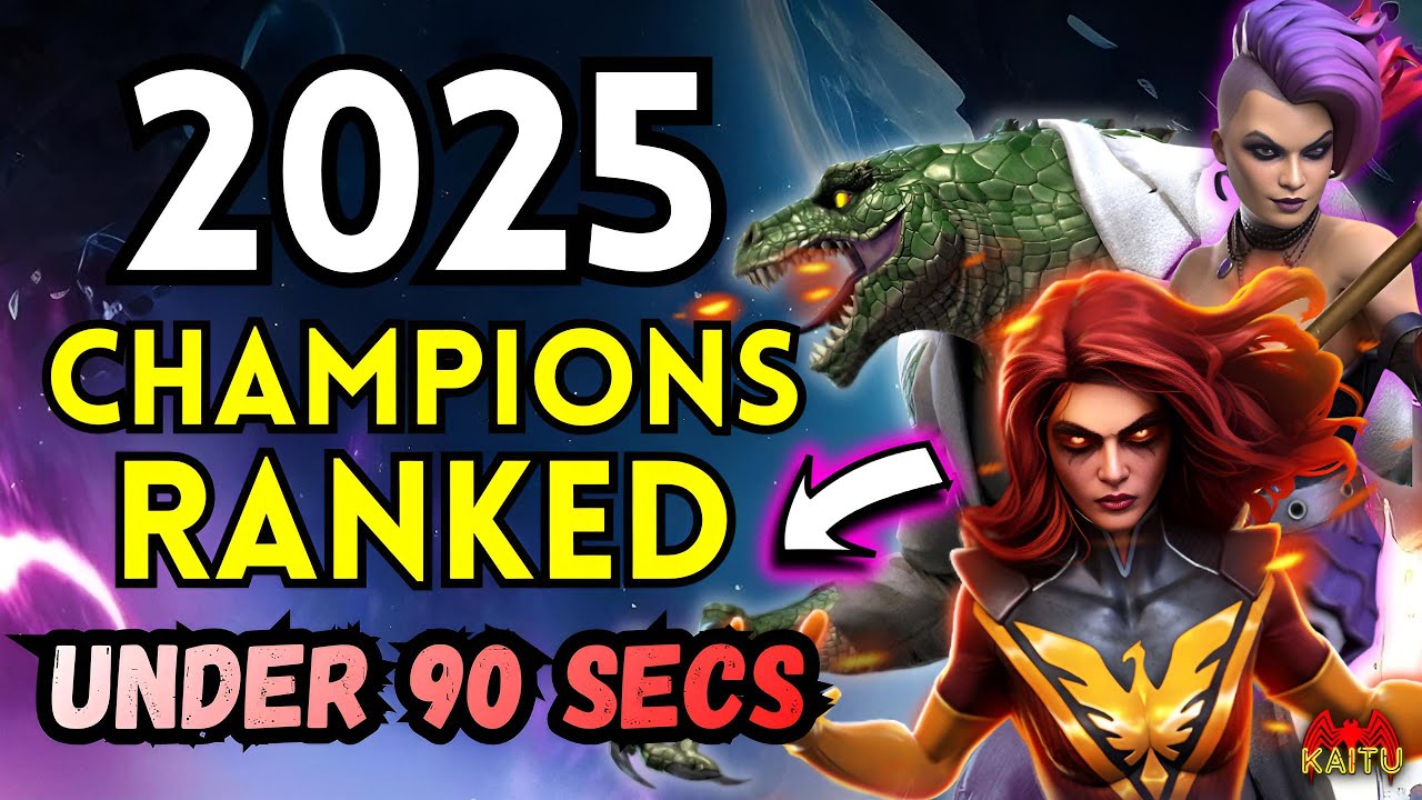 Every 2025 Champion RANKED: WORST to BEST in Under 90 Seconds! - MCOC