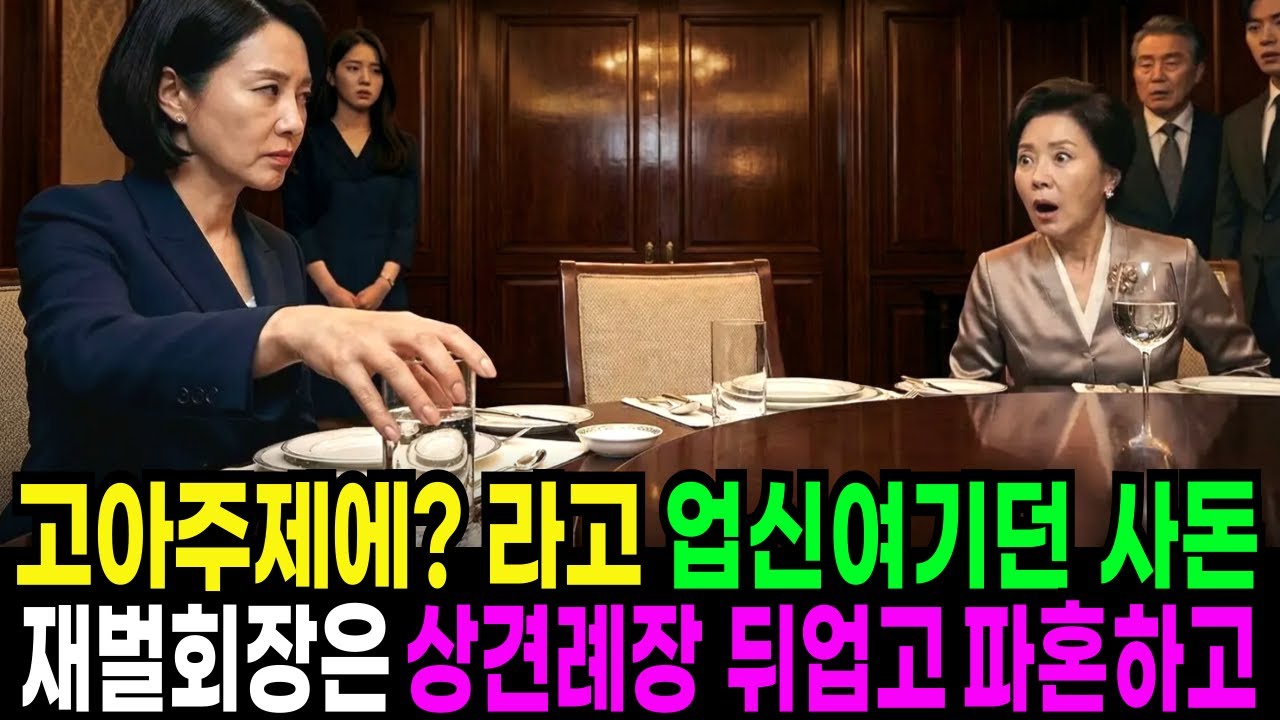 고아라고 업신여기고 모욕을 준 상견례에서 재벌회장 이모는 상견례 10분만에 파혼을 선언하고..노후사연ㅣ감동사연ㅣ오디오북ㅣ시니어사연ㅣ사연라디오ㅣ