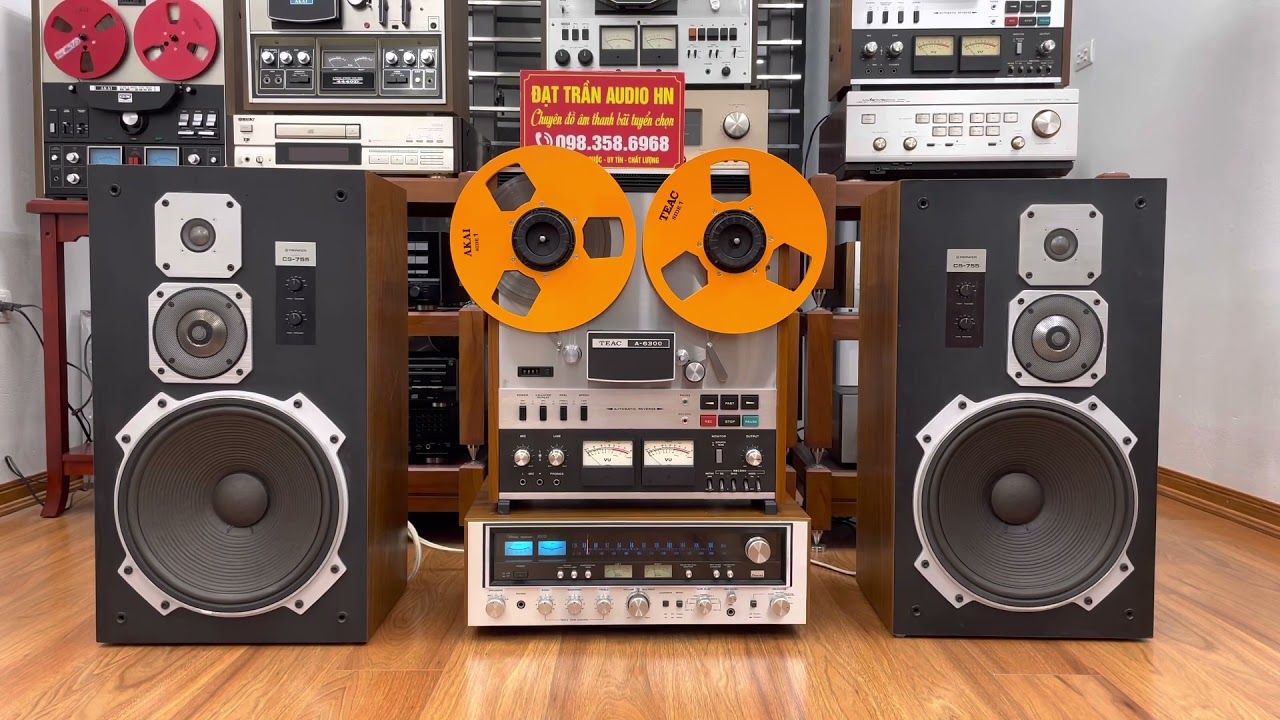 Pioneer Nghe Nhạc Vàng Vẫn Đỉnh Nhất , Đúng Là Danh Bất Hư Truyền Pioneer Cs-755 Nặng Như Cối Đá
