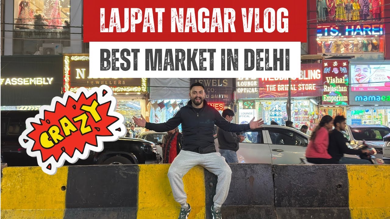 Best Place for Shopping in Delhi | Lajpat Nagar Market Vlog |One Stop Market in Delhi #vlogs #delhi 