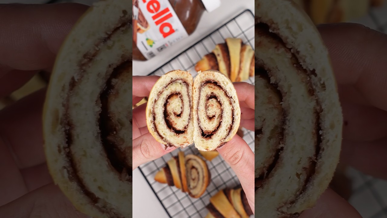 Die Einfachsten Nutella Croissants🥐🍫