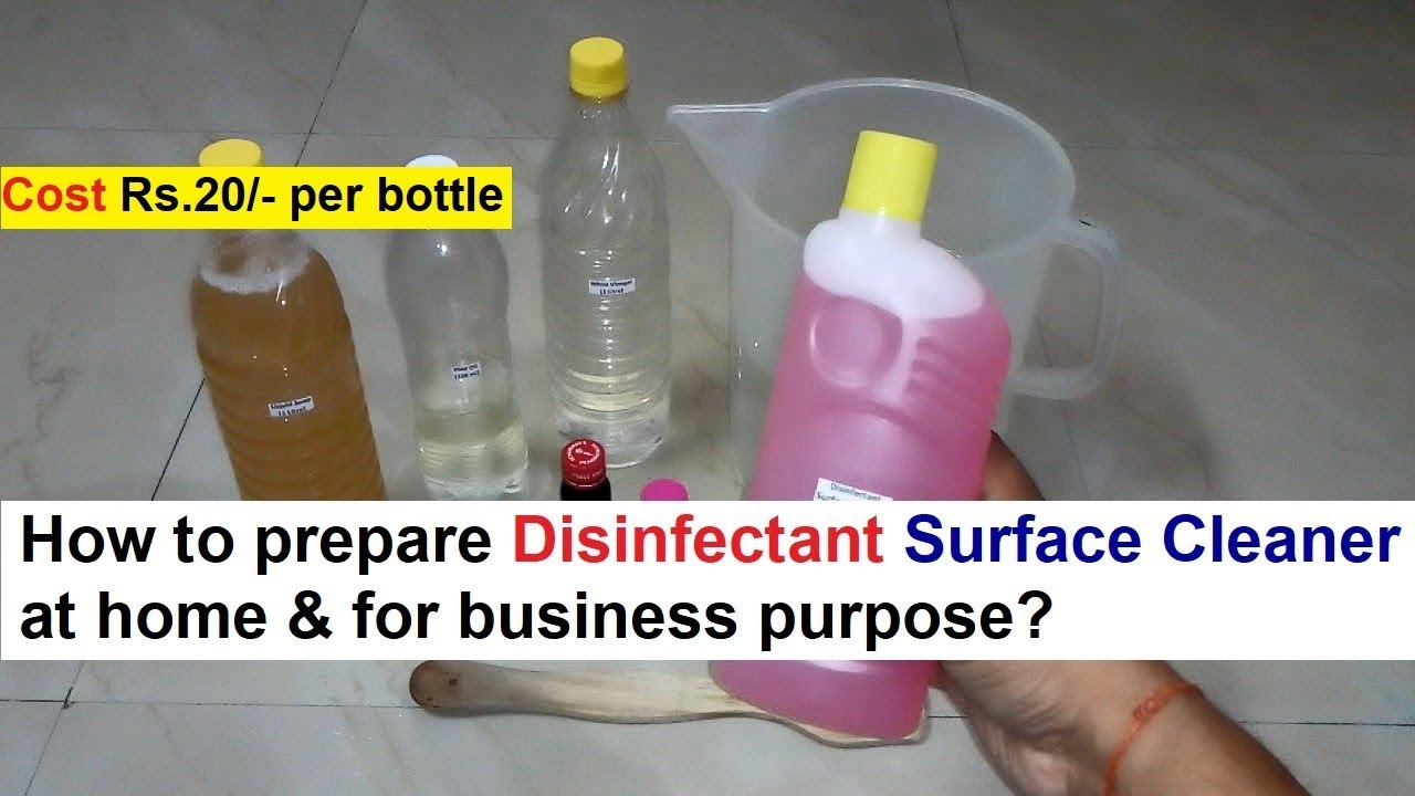 Lyzol Disinfectant Surface Cleaner Making Real Formula - कीटाणुनाशक सतह क्लीनर बनाने का फार्मूला