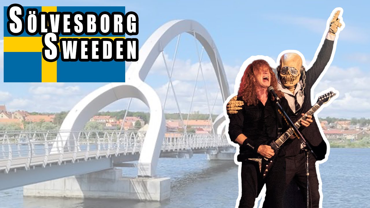 My Vlog in Europe with Megadeth this time we were in Sweden  !
