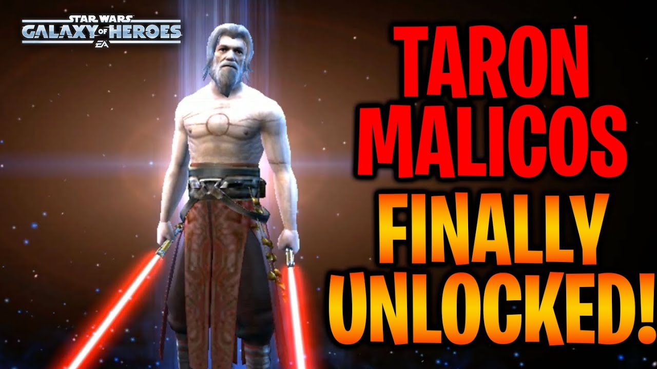 TARON MALICOS FINALLY UNLOCKED! - BEWARE OF THIS DEADLY TEAM - INITIAL 7 STAR GAMEPLAY REVIEW
