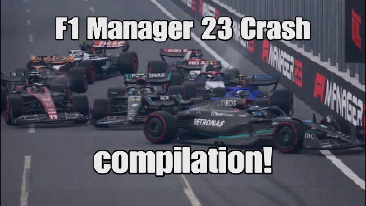 F1 Manager 23 crash compilation