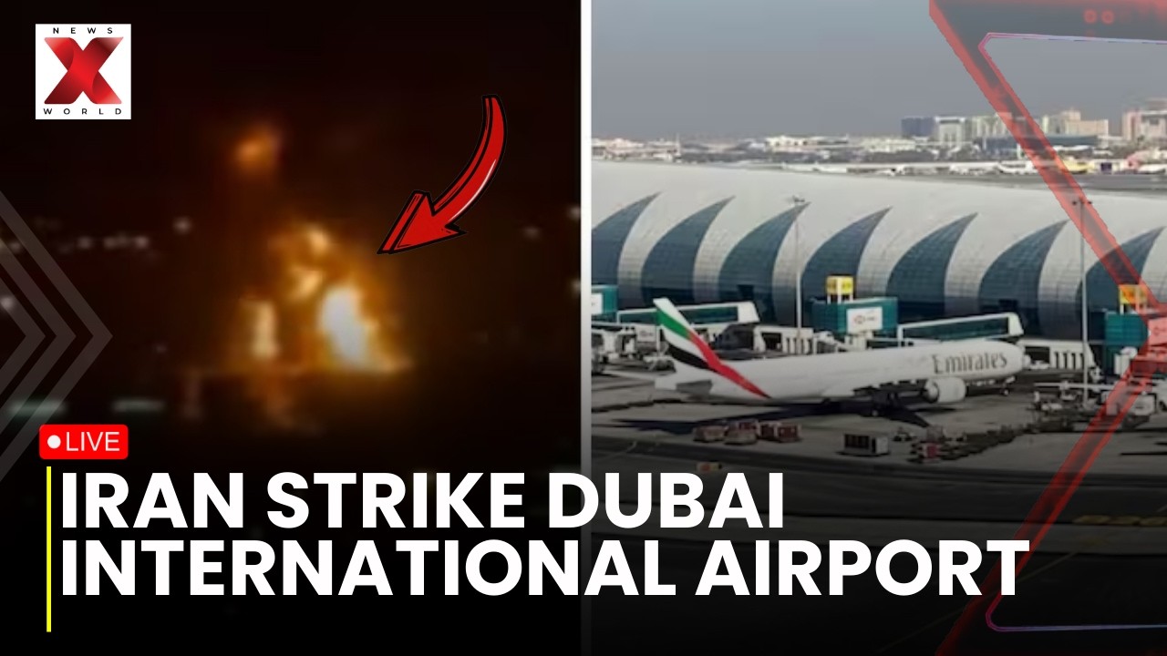 Iran Strike Dubai Airport Live: Dubai airport operations suspended after massive fire outbreak