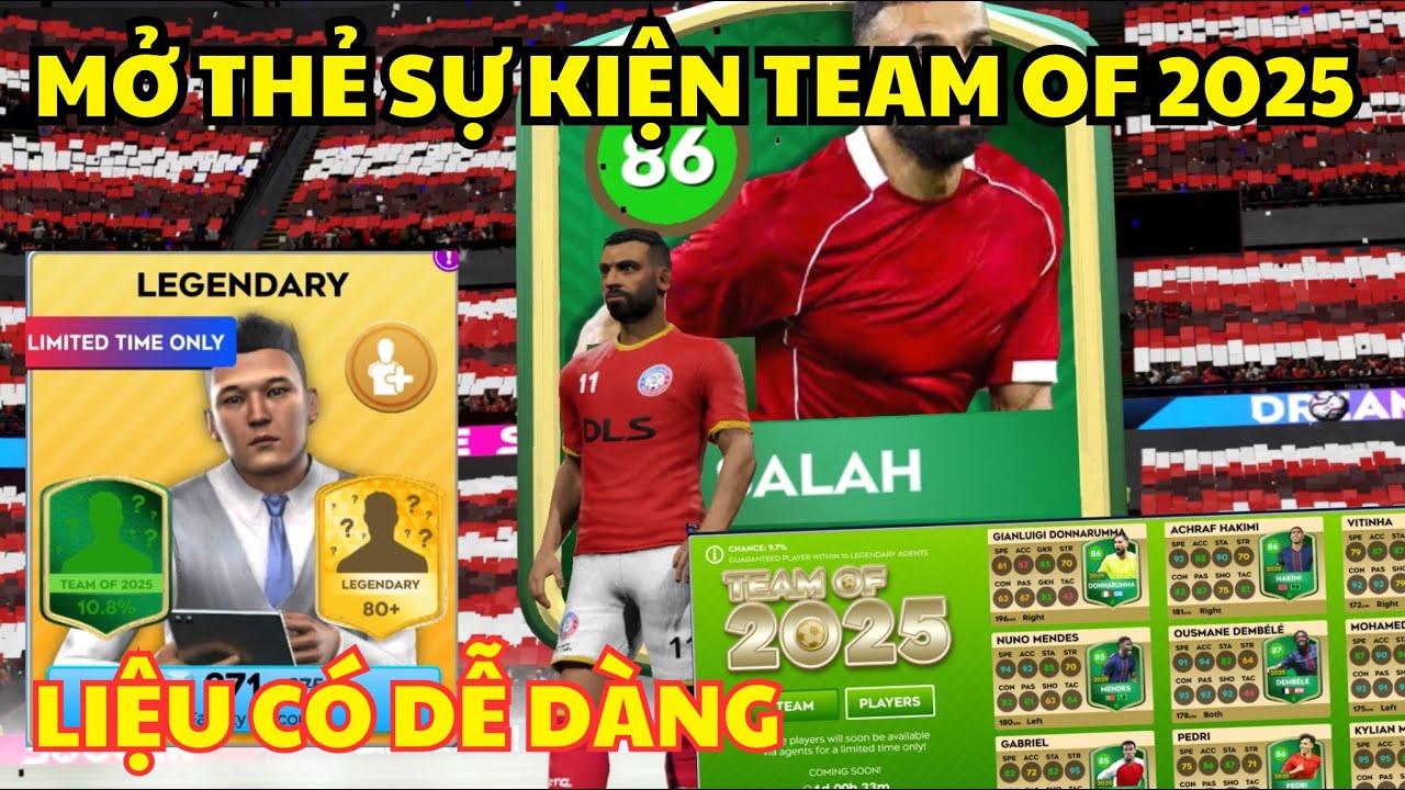 DLS 26 | Lần đầu Mở thẻ Sự Kiện Xanh Lá liệu có dễ dàng trong Dream league soccer 2026