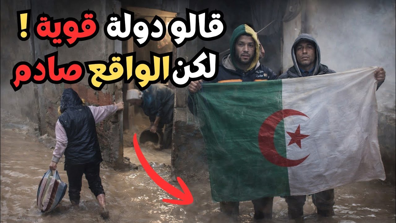 كارثة حقيقية في قلب الجزائر 🇩🇿 مشاهد صادمة لم تُعرض في الإعلام