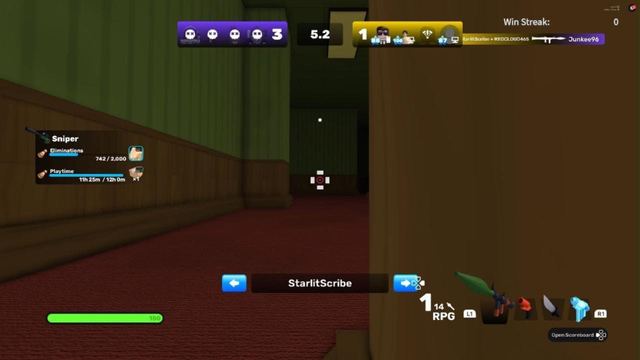 Roblox Rivals Destroying streak and kids with Crazy Loadout GamePlay5