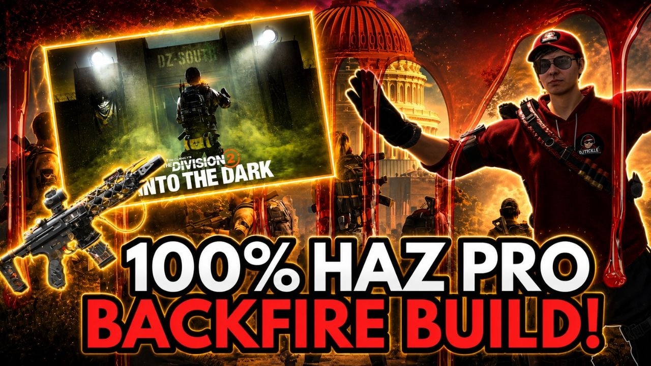 MAX Hazpro Backfire PvE Darkzone Build!