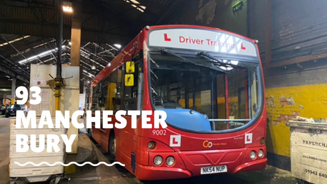 Full route 93 Manchester to bury go north west
