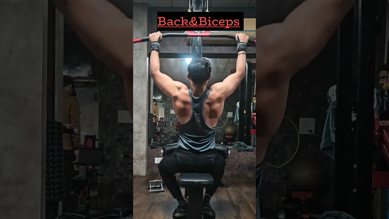 Back&Biceps curl!🙂