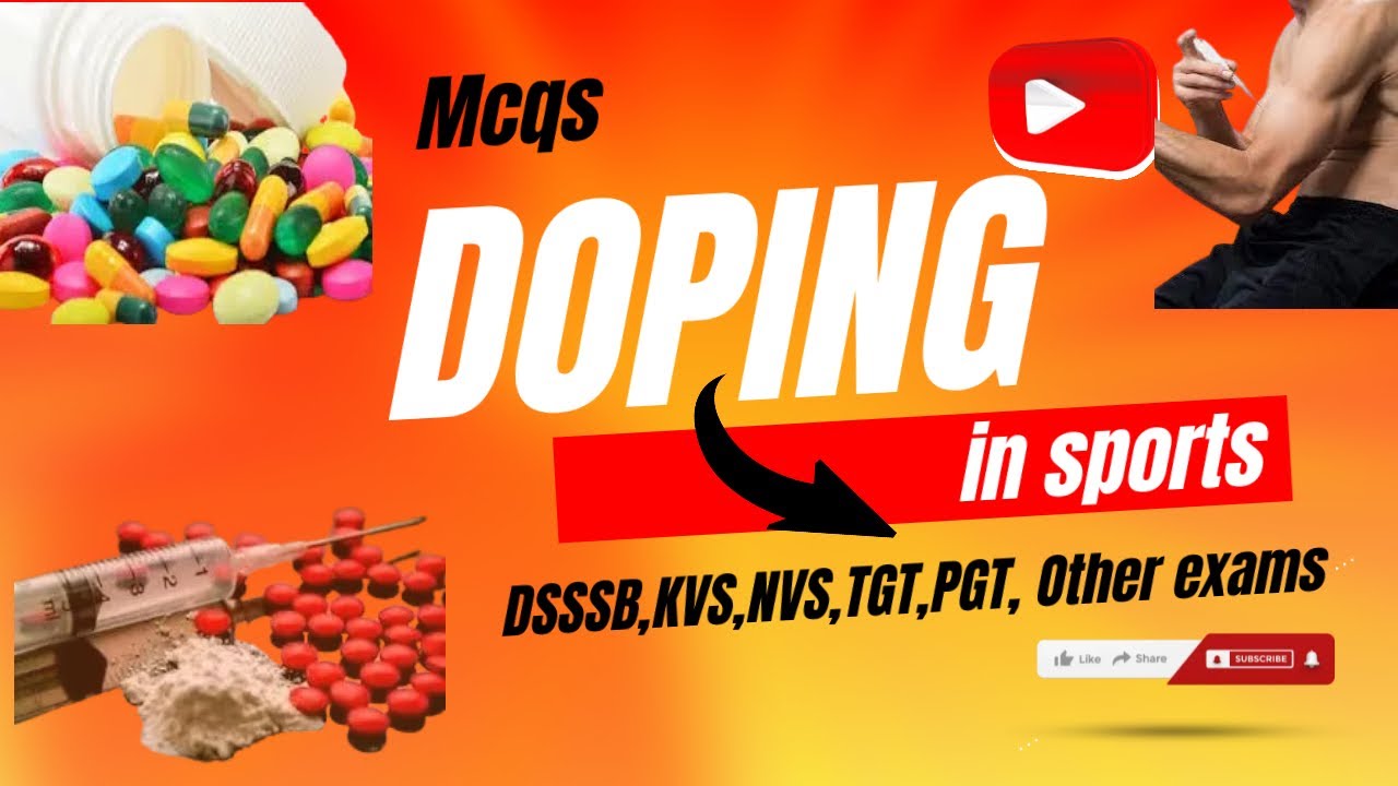 Doping in sports |mcqs on doping in sports | doping in physical education| physical education mcqs |