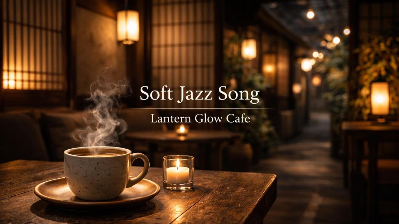 【作業・読書・夜リラックス／1H／歌あり】さくら路地の灯り  ソフトジャズ・ソング  Sakura Alley Lantern Glow  Soft Jazz Song Cafe BGM