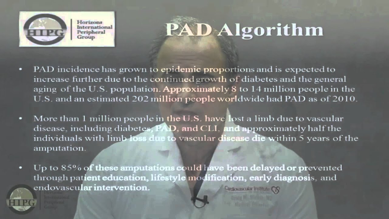 Diagnosis and management of PAD - Video abstract 79355