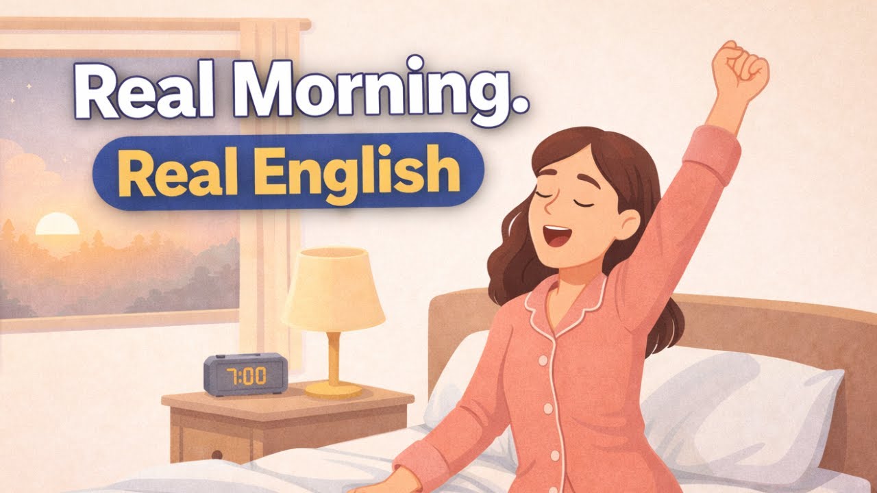 How Real People Start Their Day | Easy English Morning Talk