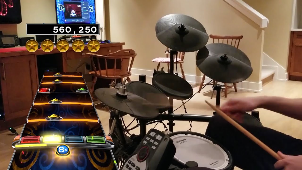High Voltage (Live) by AC/DC | Rock Band 4 Pro Drums 100% FC