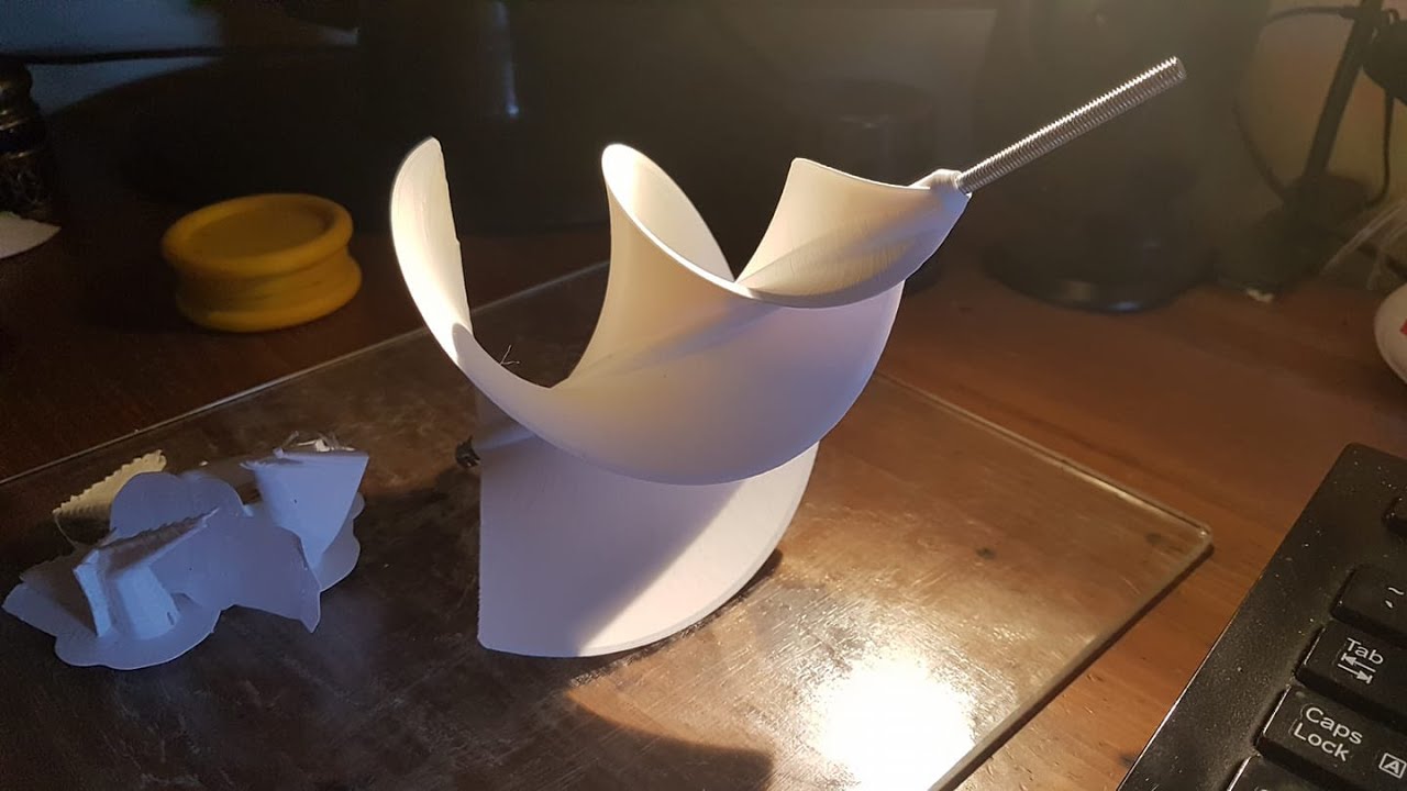 Archimedes Turbine model - 3D printed with Ultimaker 2+