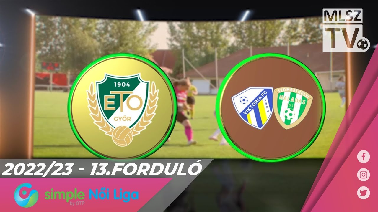 ETO FC Győr - Haladás Viktória | 5-0 | Simple Női Liga | 13. forduló | MLSZTV