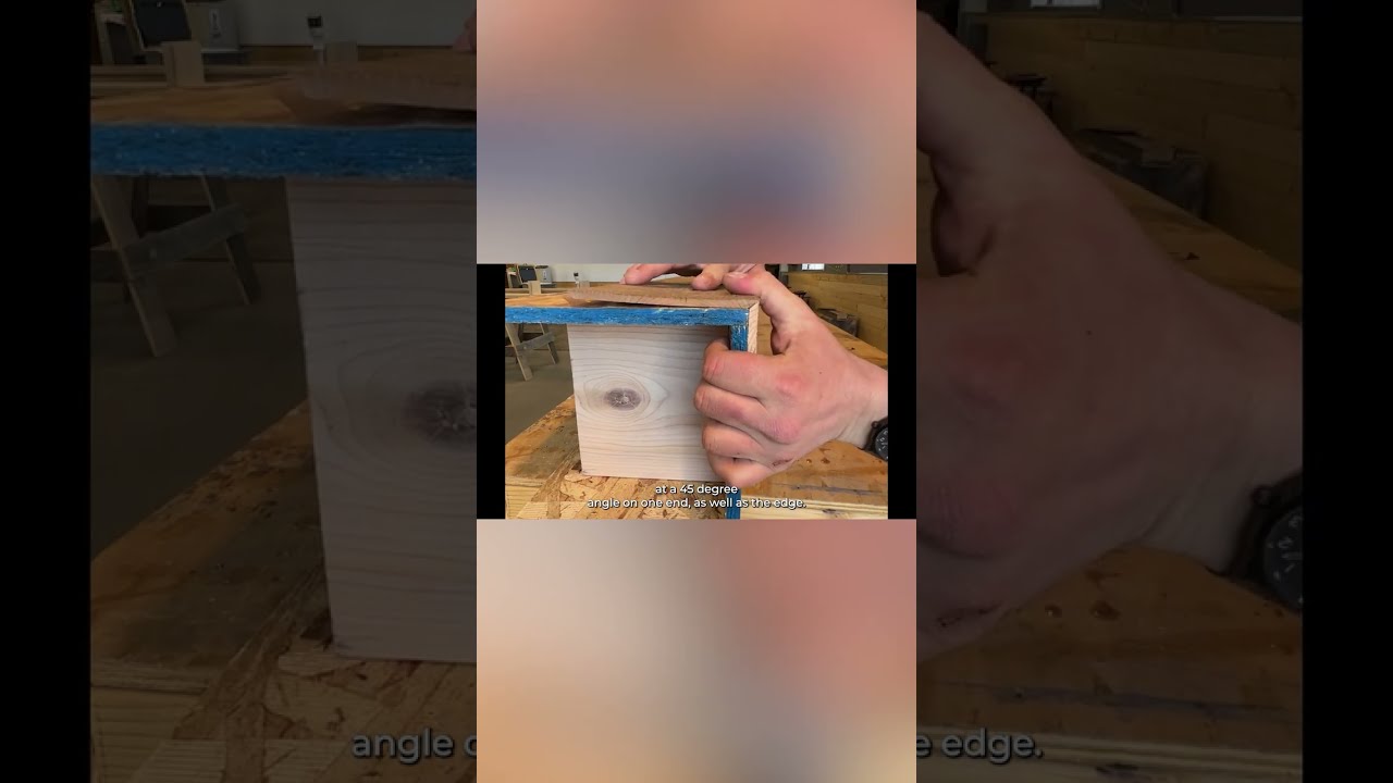 Build a Floating Mantel or a Ceiling Beams with Reclaimed Wood Part 3/7 