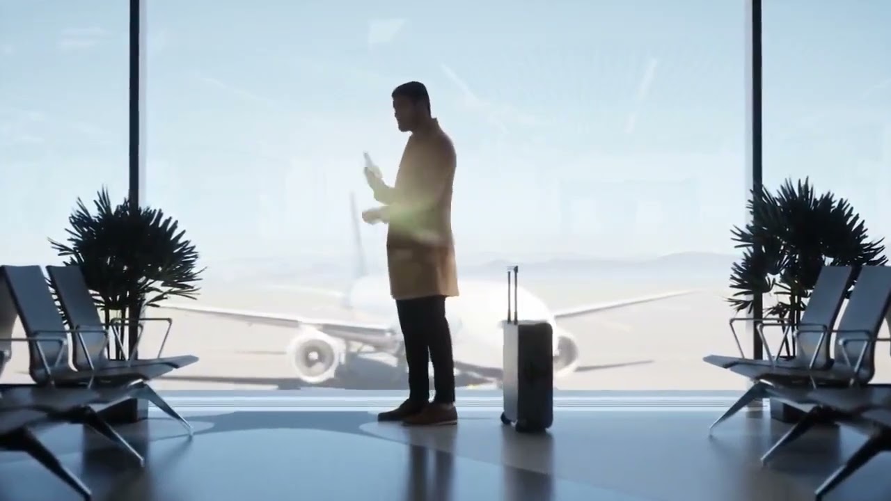 Voici la maquette de l'aéroport international de N'djili