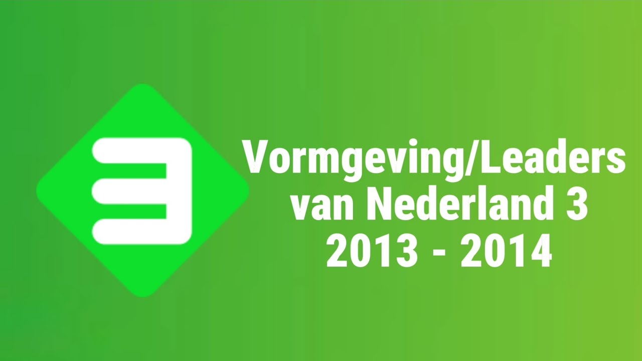 Vormgeving/Leaders van Nederland 3 2013 - 2014