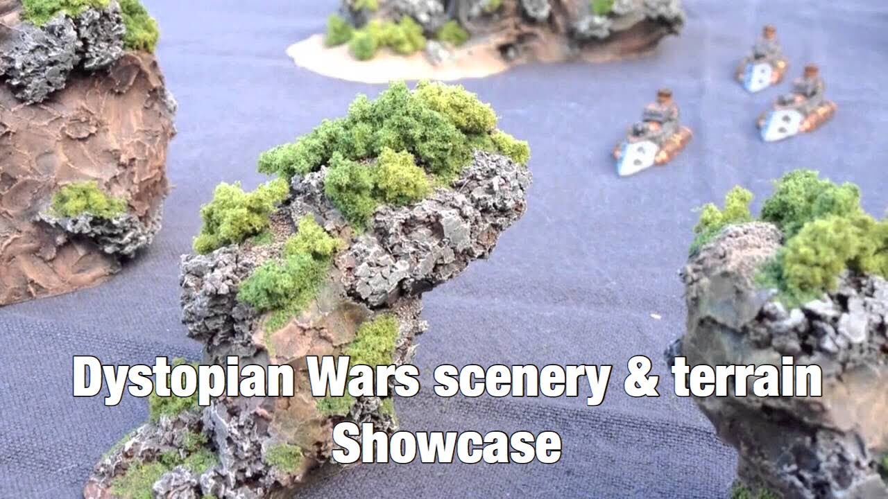 Dystopian Wars - Scenery and terrain