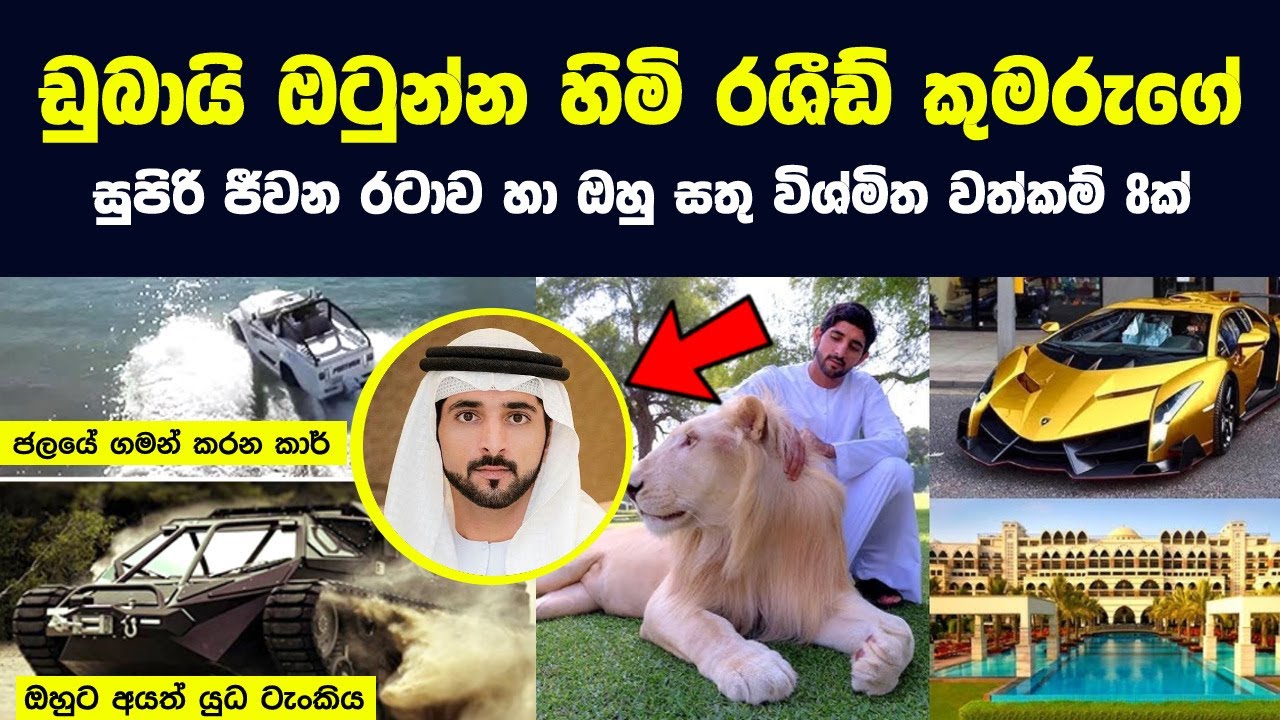 ඩුබායි ඔටුන්න හිමි කුමරුගේ සුපිරි ජීවන රටාව හා ඔහු සතු විශ්මිත වත්කම් 8ක් | Dubai Prince Lifestyle