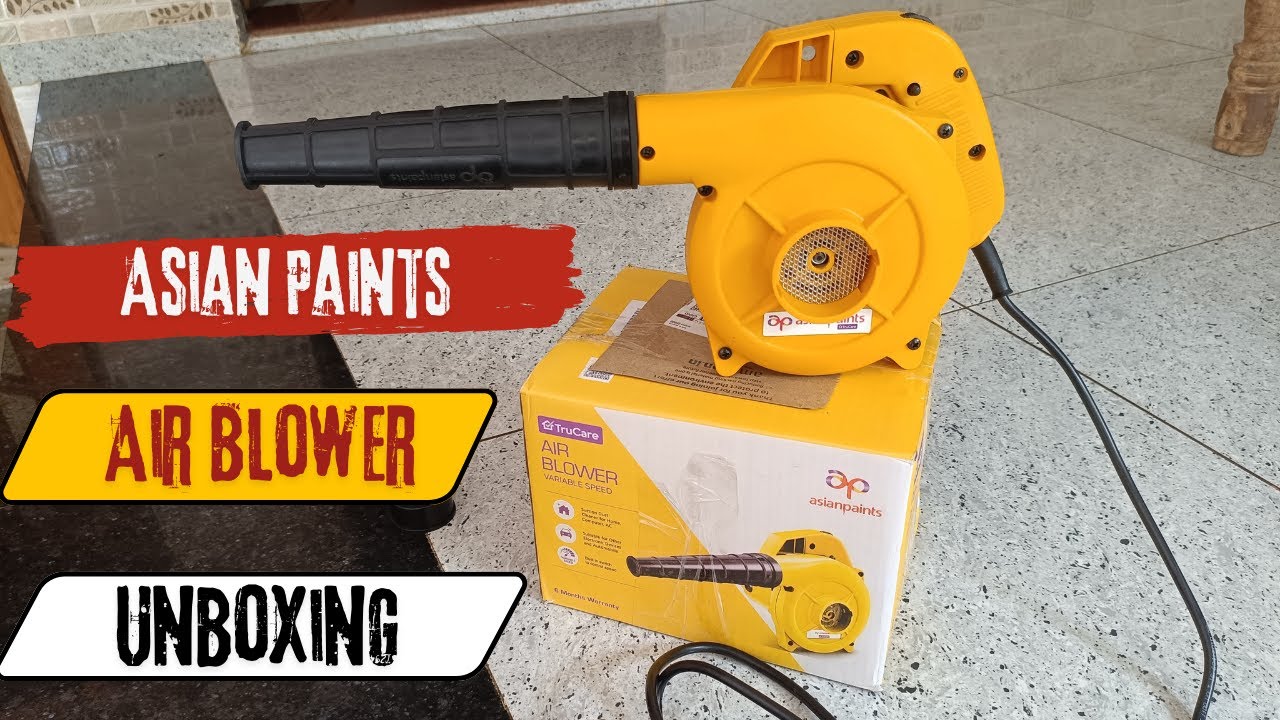 Asian Paints TruCare Handheld Air Blower with Variable Speed Unboxing | Best Air Blower |#AirBlower