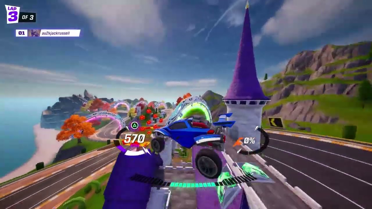 Fortnite Rocket Racing Season Zero - Origins, Issue 10 - including Rank Up! to Unreal