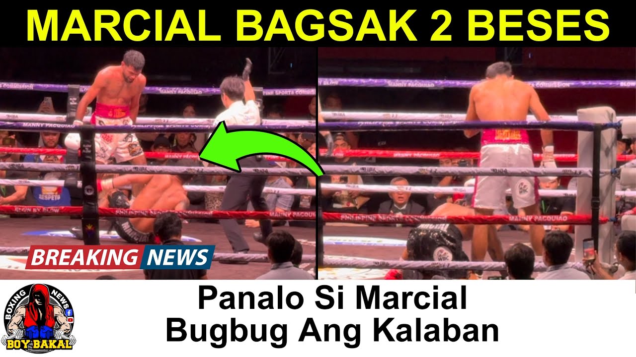 Eumir Marcial Bagsak Sa Round 3 At 10, Pero Bugbug ang Kalaban Kaya Panalo Si Marcial Majority