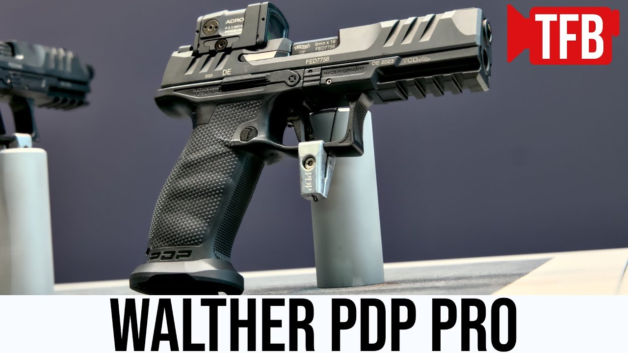 НОВЫЙ высококлассный служебный пистолет: Walther PDP Pro
